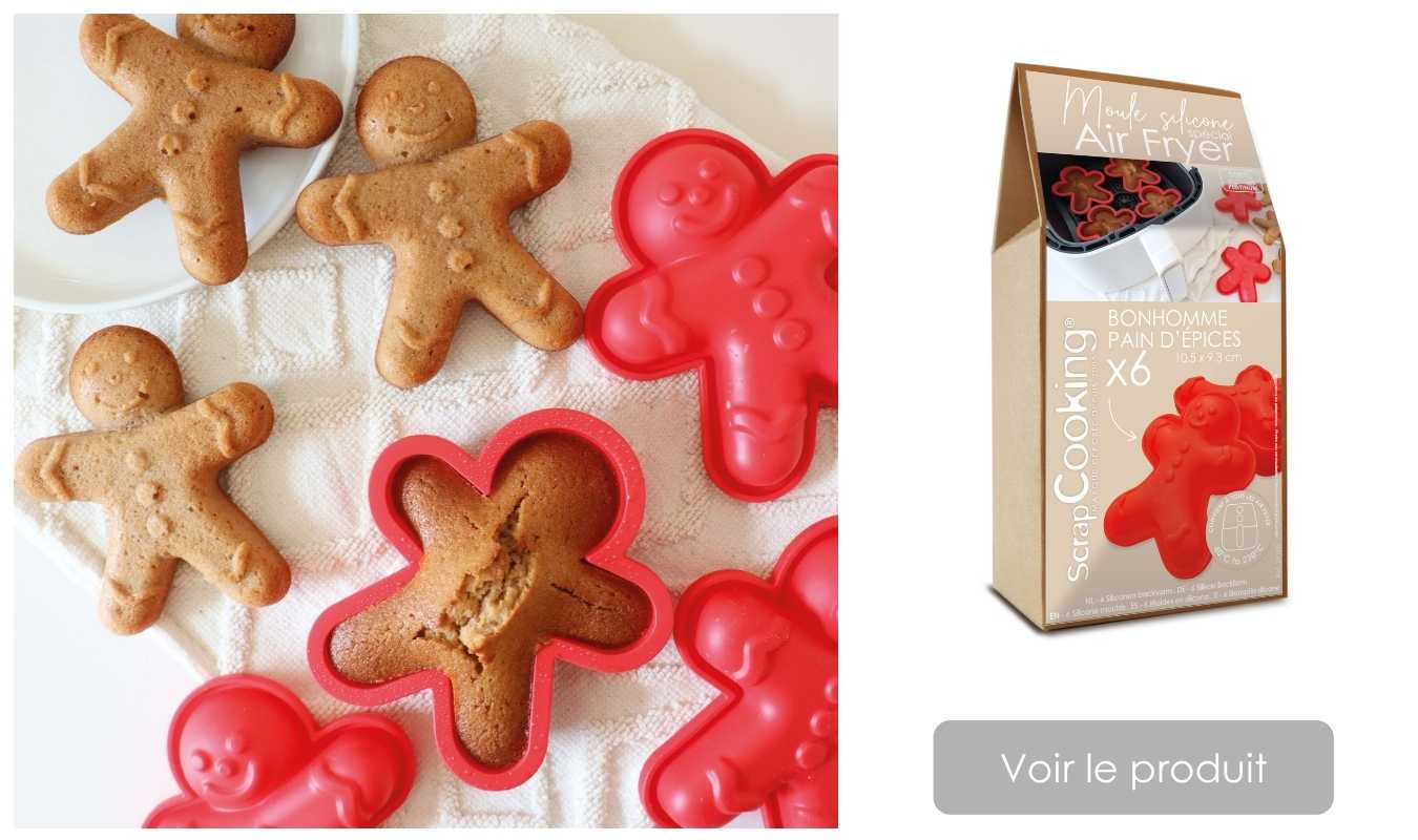 Moule silicone Bonhomme - ScrapCooking